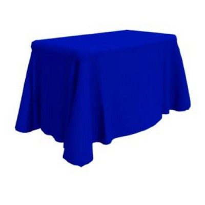 4ft Solid Color Table Throw. No Graphics (Blank)