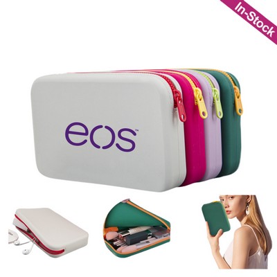 Silicone Makeup Bag, Tech Organizer Pouch