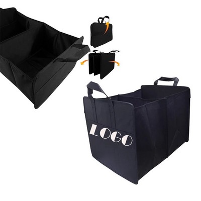 Collapsible Multi-Compartment Car Trunk Organizer Bag