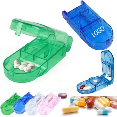 Pill Cutter Splitter Box