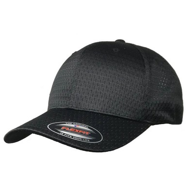 Big size Black Athletic Promesh Flexfit® 2XL Cap