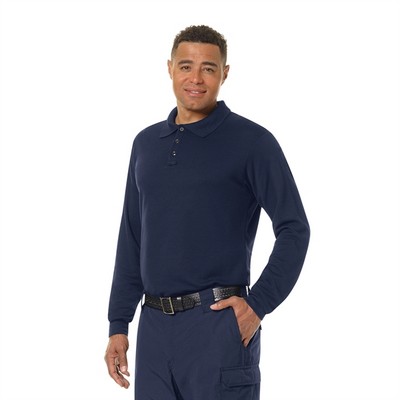 Workrite Men's FR Long Sleeve Station Wear Polo Shirt