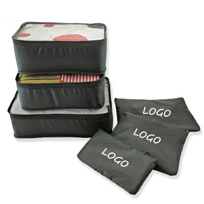 6Pcs/Set Waterproof Luggage Storage Bag