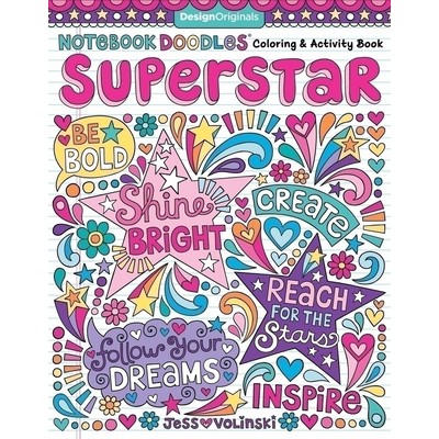 Notebook Doodles Superstar (Coloring & Activity Book)