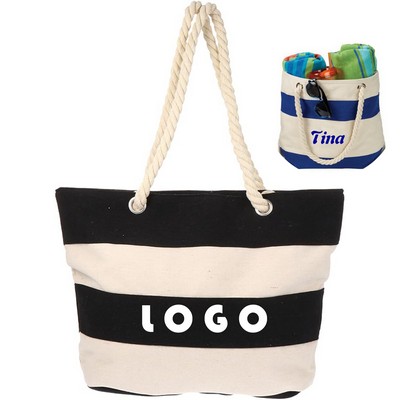 16Oz. Cotton Canvas Boat Tote