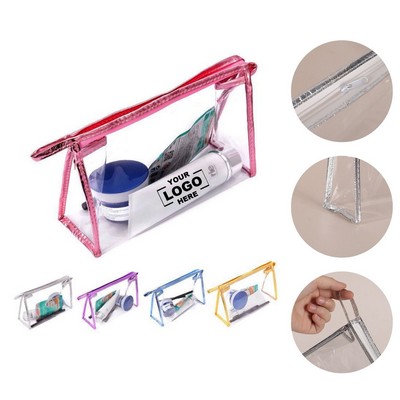 Clear Quart Size Travel Toiletry Bag