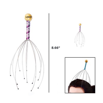 Stainless Steel Octopus Scalp Massager