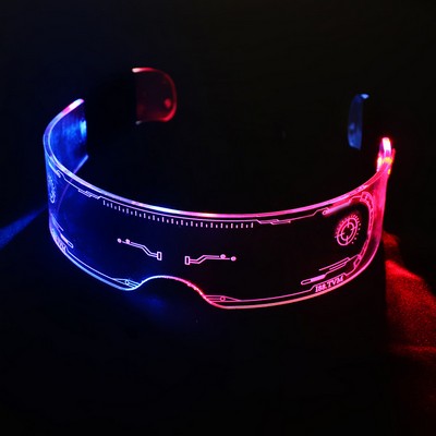 Colorful LED Light-emitting Technology Glasses