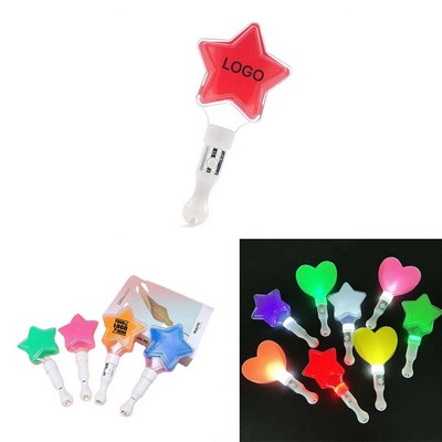 Colorful Star Shaped Glow Stick Wand