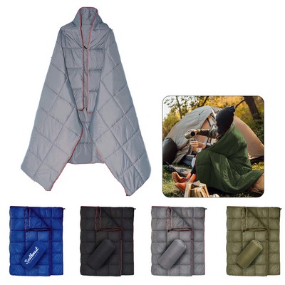 Camping Wearable Packable Blanket