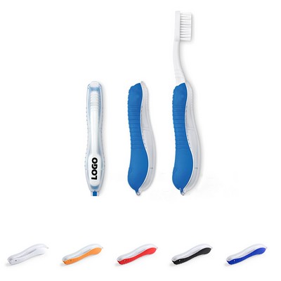 Travel Toothbrush In Folding Case