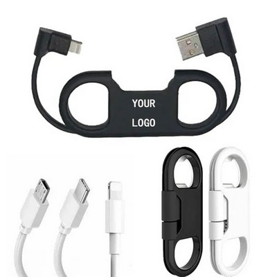 2-in-1 Bottle Opener USB Charge Cable