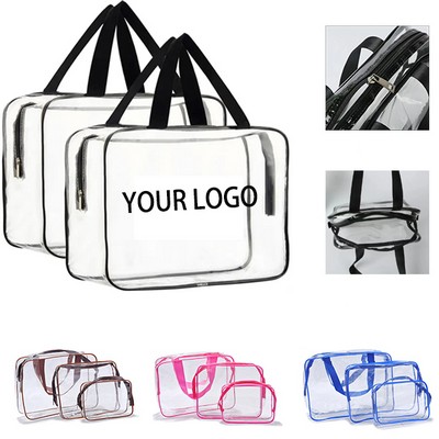 Clear Makeup Cosmetic Toiletry Organizer Bag