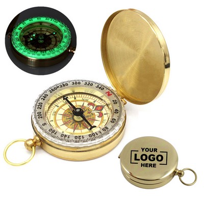 High - Quality Metal Luminous Compass: Your Trusty Guide for Outdoor Adventures