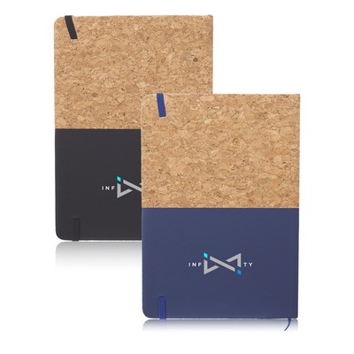 Greensburg Hard Cover Cork Bound Notebook