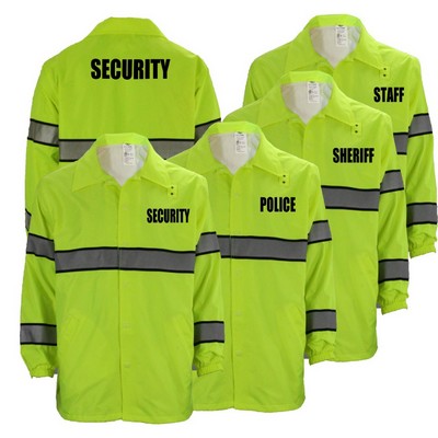 High Visibilty Windbreaker With Id (Security, Police, Sheriff, Staff)