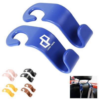 2 Pcs Car Seat Headrest Hooks