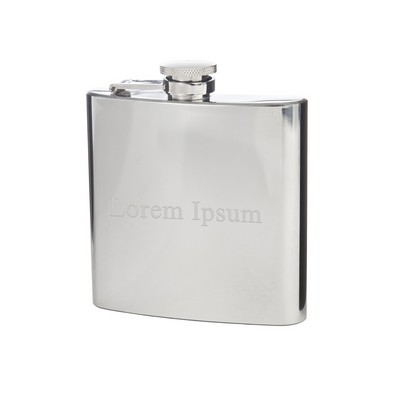 8 Oz. Captive-Top Pocket Flask