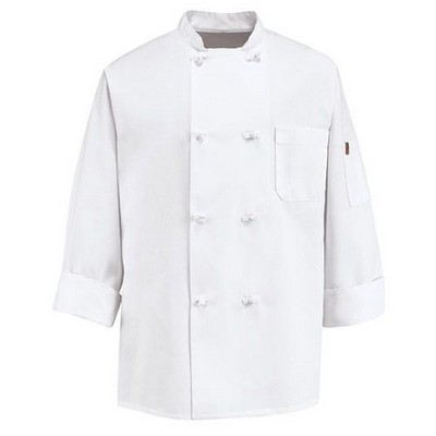 Red Kap® Chef Design 8-Knot Button Chef Coat