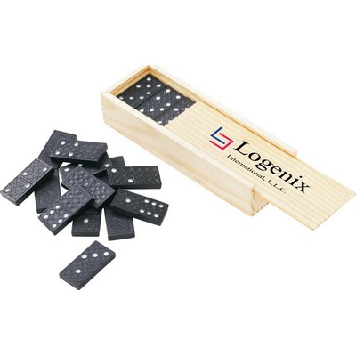 Travel Domino Set w/Wooden Box