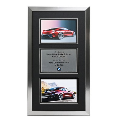 Stainless Steel Triple opening matted frame