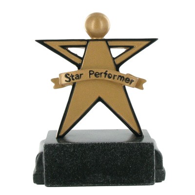 5¼" Star Performer Award Scholastic Resin Trophy