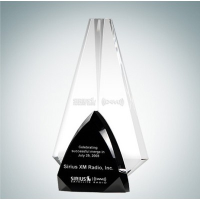 Solid Partners Optical Crystal Award Plaque