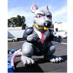 Inflatable Animal Look Giant Balloon for Outdoor Event - Rat w/ Suit