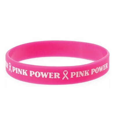 Breast Cancer Awareness Printed Silicone Wristband