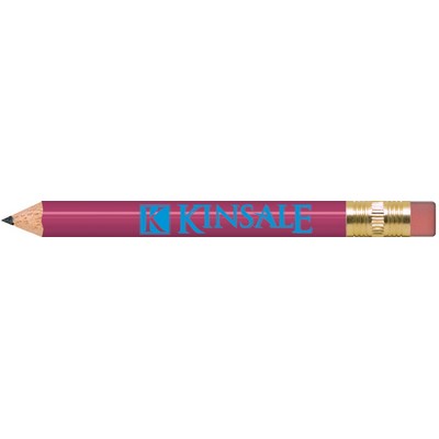 Light Purple Round Golf Pencils with Erasers