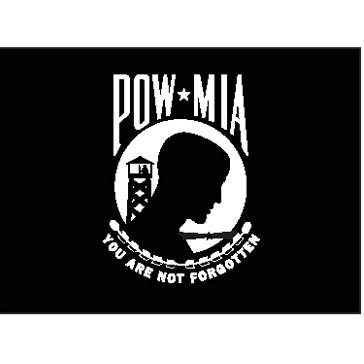 POW/MIA Double Sided Nylon Flag (2'x3')