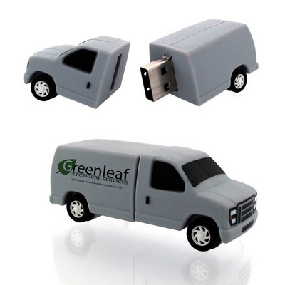 2GB PVC Delivery Van USB Drive