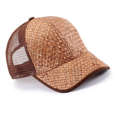 Straw Trucker Cap