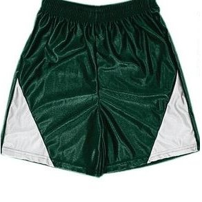 Adult Athletic Cool Mesh Cloth Short w/ 5" Inseam & Contrast Front Side Panel