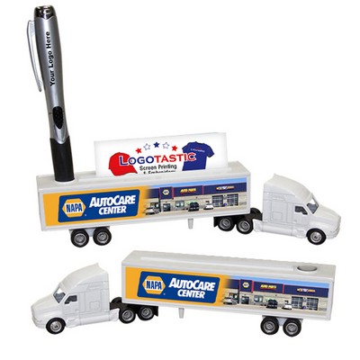 1/87 Scale 8" Diecast Hauler W/Business Card & Pen Holder with Full Color Graphics