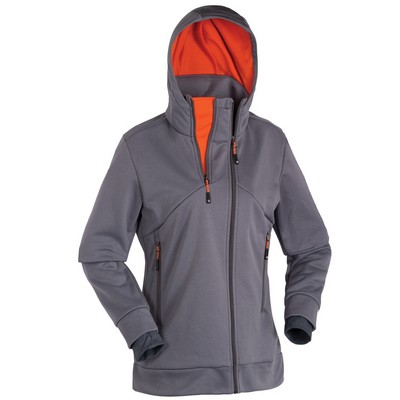 Men's Bonded Fleece Helmet Lightweight Jacket w/hood