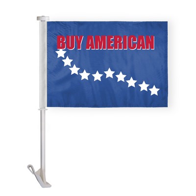 Buy American Premium Car Flags 10.5x15 inch