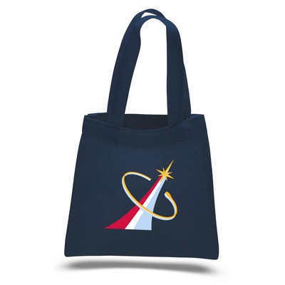 Navy Mini Tote Bag (Printed)