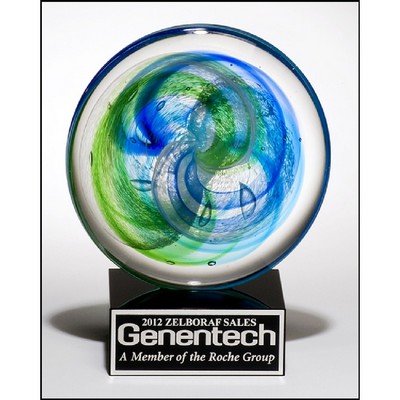 Art Glass Disk (5.75"x7.25")