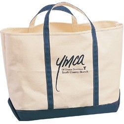 15 Oz. Natural Canvas Boat Tote Bag (28"x16"x10")