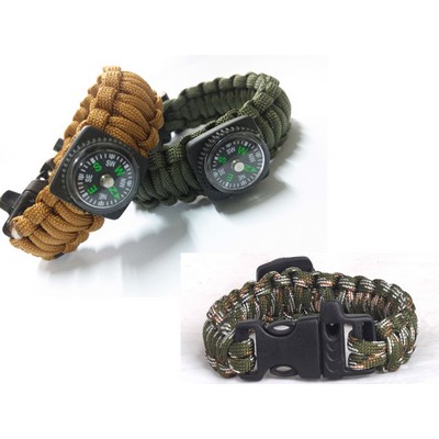 Survival Bracelet w/Compass