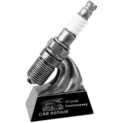 Spark Plug Resin Award 6"H