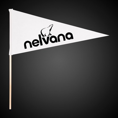 White Felt Pennant Banner