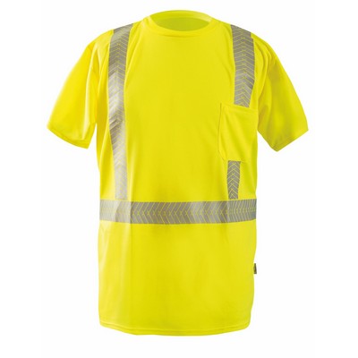 Class 2 Short Sleeve OCX™ Segmented Tape T-Shirt w/Pocket