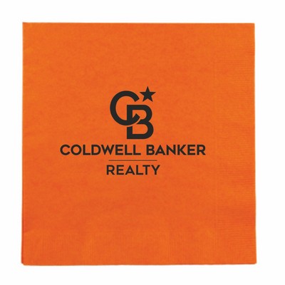 Orange 3 Ply Luncheon Napkins