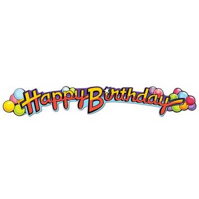 Happy Birthday Expandable Banner