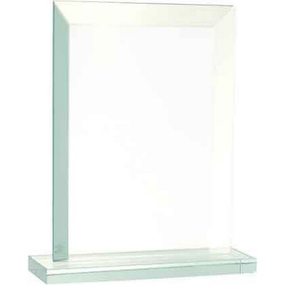 7" Rectangle Jade Glass Award