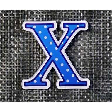 Magnet Alphabet X Shape