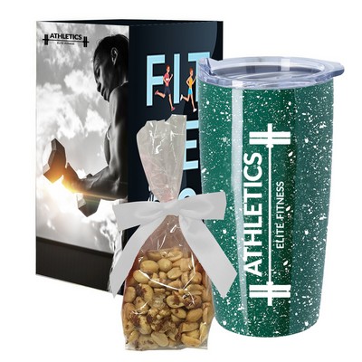 Speckle-Accented Mountain Top Tumbler with Stuffer Package in Box