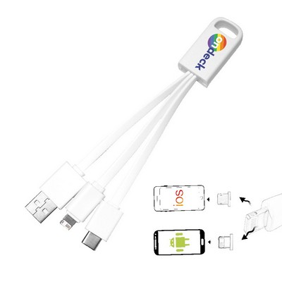 Lehmann 3-in-1 Charging Cables with 3 Tips